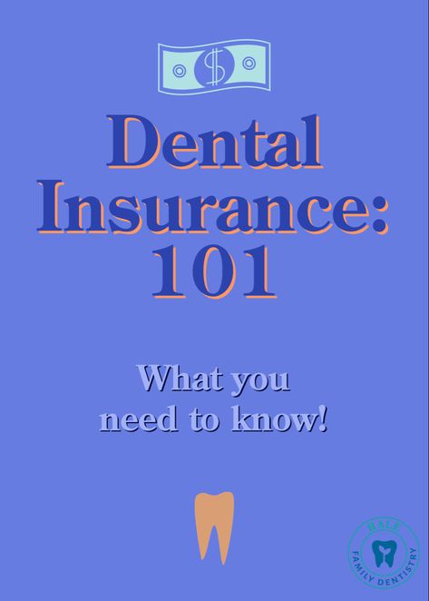 Purple background showing the words Dental Insurance 101. Illustration of tooth and money Office Coordinator, Dental Office Management, Hale Family, Hr Job, Dental Office Manager, Dental Receptionist, Dental Ideas, Dental Education, Dental Insurance Plans