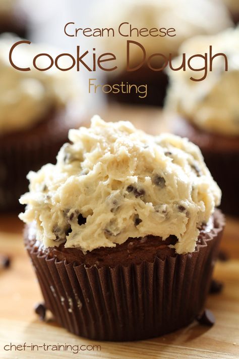 Cookie Dough Buttercream Frosting, Cream Cheese Cookie Dough, Cream Cheese Cookie, Cookie Dough Desserts, Refrigerated Cookie Dough, Cookie Dough Frosting, Fairy Cupcakes, Company Ideas, Dream Whip