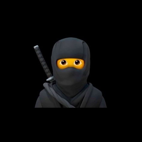 Ninja Emoji, Pp Aesthetic, Bob Marley Painting, Whatsapp Wallpaper Cute, Girl Emoji, Ninja Girl, Ninja Art, Emoji Love, Emoji For Instagram