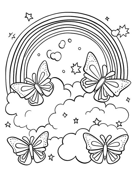 Coloring Sheets For Elementary, Coloring Book Art Flower, Printing Coloring Pages Free Printable, Free Colouring Printables For Kids, Activity Pages For Adults, Butterfly Coloring Sheet, Butterfly Pictures Printable, Coloring Pages For Girls Kids, Coloring Pages To Print Free Printables