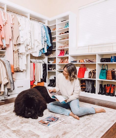 Turn a spare room into a closet Watch Closet, Room Into A Closet, Large Master Closet, Spare Room Closet, Full Closet, Closet Tour, Room Closet, Amazing Spaces, Master Closet