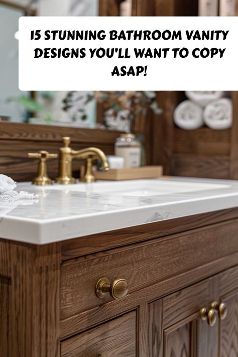 Transform your bathroom with these 15 gorgeous vanity designs! 🛁✨ From sleek modern styles to rustic charm, find the perfect vanity inspiration for an upgraded look. #BathroomVanity #HomeDecor #BathroomDesign Single Sink Bathroom Vanity Ideas, Bathroom Vanity Ideas, Mexican Bathroom, Vanity Inspiration, Minimalist Vanity, Bathroom Vanity Designs, Traditional Vanity, Dresser Vanity, Wood Bathroom Vanity