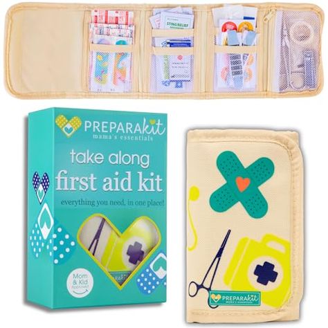 First Aid Kit For Car, First Aid Kit For Kids, Baby First Aid Kit, Travel Medicine Kit, Travel Medicine, Medicine Kit, Mini First Aid Kit, Stocking Stuffers For Adults, Diaper Bag Essentials