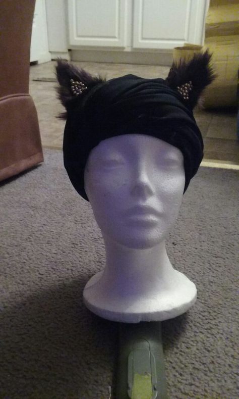 Bagheera's head piece/turban Bagheera Costume, Jungle Book Bagheera, Jungle Book Costumes, Production Ideas, Book Play, Book Costumes, Heathers The Musical, Drama Ideas, The Jungle Book