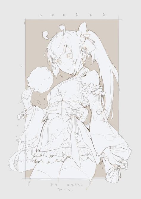 ArtStation - doodles, Krenz Cushart Half Body, 캐릭터 드로잉, Character Sketches, Anime Drawings Tutorials, Anime Poses Reference, Anime Sketch, Drawing Poses, Drawing Reference Poses, Anime Poses