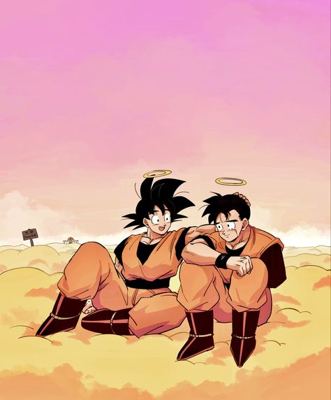 Goku And Gohan Fusion, Herobrine Wallpaper, Michael And Lucifer, Future Gohan, Goku Saiyan, Dbz Wallpapers, Goku And Gohan, Goku And Chichi, Dragon Z