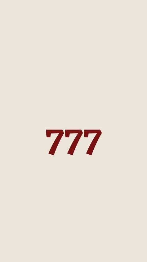 angel number walpaper grunge red and beige trending new viral 777 Ios 16 Aesthetic Lockscreen Red, 777 Wallpaper, Grace Foster, 777 Angel Number, Number Wallpaper, Graffiti Quotes, Simple Wallpaper, Iphone Lockscreen Wallpaper, Cute Black Wallpaper