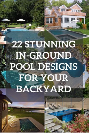 Small Pool In Big Yard, Pool In The Front Yard, In Ground Pool Sloped Yard, Swimming Pool Surrounds, Home Pools Ideas, 25 Yard Backyard Pool, Backyard In Ground Pool Ideas, Backyard Pool Layout Plans, Inground Pool Surround Ideas