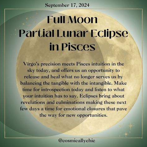 Happy Full Moon in Pisces 🐟✨ Eclipse seasons are usually marked as a time of intense energy, karmic lessons, and growth. Tonight’s partial lunar eclipse in Pisces gives us a sneak peak into what 2025-2026’s eclipse energy season will feel like. Make sure to check out @heyimtiffanymarie Full Moon’s circle tonight for a powerful full moon magic seshh🌕✨ #fullmoon #eclipseseason #babylonvillage #pisces #virgoseason #astrology #lunarliving #spiritandsoulstudio Karmic Lessons, Eclipse Energy, Full Moon Magic, Happy Full Moon, Full Moon In Pisces, Moon In Pisces, Virgo Season, Pisces Moon, Lunar Eclipse