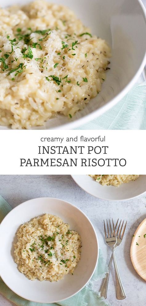 Parmesan Risotto, Pot Recipes Easy, Diner Recept, Instant Pot Recipes Chicken, Risotto Recipes, Instant Pot Dinner Recipes, Easy Instant Pot Recipes, Instapot Recipes, Instant Pot Pressure Cooker