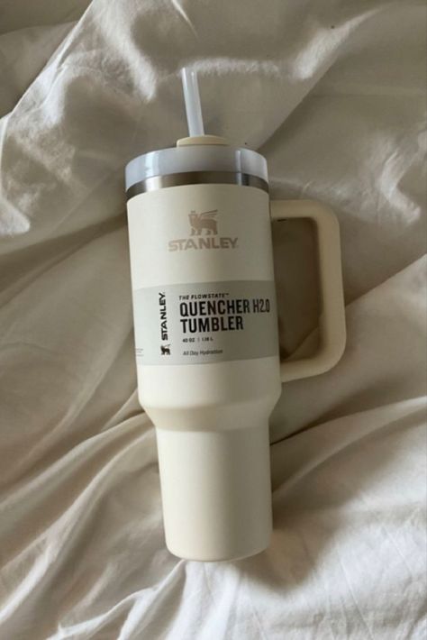 Stanley Water Bottle, Coffee Smoothie, Stanley Quencher, Cute Cups, Birthday Wishlist, Tea Or Coffee, Insulated Cups, Reusable Straw, Stanley Cup