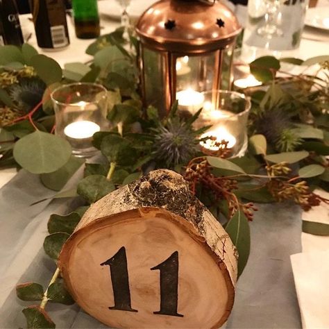 Forest Centerpieces, Wood Slice Table, Senior Table, Woodland Aesthetic, Engraved Table, Wedding Decor Table, Cabin Furniture, Circle Table, Cottage Wedding