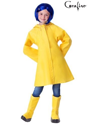 Coraline Diy, Coraline Halloween Costume, Coraline Costume, Halloween Parejas, Book Week Costume, Yellow Raincoat, Celebrity Look Alike, Celebrity Style Red Carpet, Family Halloween Costumes