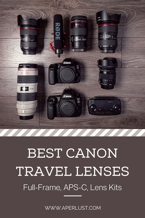 Have a Canon camera and planning to travel soon? Wherever you’re going, you need the right lenses to capture those subtle memories or epic moments. In this post, we cover the best Canon travel lenses to make sure you get that shot right the first time. #canon #lenses #lense #canonlense Canon Essential Lenses, Canon Lenses Must Have, Canon R7 Tips, Photography Lenses Canon, Canon Camera Settings, Canon Lenses For Portraits, Canon R7, Canon Camera Tips, Best Canon Lenses