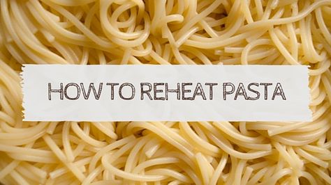 Some days, there’s nothing better than to reach in the fridge and grab last night’s pasta dinner and reheating it for lunch. But in reality, if you’ve ever tried to reheat cooked pasta, it doesn’t always turn out so great. Unless you know the secret of how to reheat pasta. Reheating pasta that’s already been … How To Reheat Pasta Noodles, How To Reheat Pasta, Leftover Spaghetti Noodles, How To Cook Noodles, Reheat Pasta, Leftover Noodles, Bday Food, Penne Noodles, Easy Menu