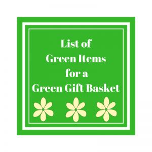 List of Green Items for a Green Gift Basket This is a list of green items for a green gift basket.  Have you ever made a color-themed gift basket?  It can be a lot of fun and a big challenge to find items in a given theme.  This theme is green!  When I am looking for green items, it amazes me how green starts popping out in places I never noticed before. Green Items For Gift Basket, Color Themed Gift Baskets Green, Green Gift Box Ideas, Green Gift Basket Ideas, Green Themed Gift Baskets, Green Care Package, Green Gift Basket, Yellow Gifts Basket, Orange Gift Basket