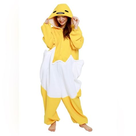 Gudetama onesie Gudetama Onesie, Onesies, Outfit Inspo, Plus Fashion, Fashion Trends, Dresses, Closet, Fashion Tips, Clothes Design