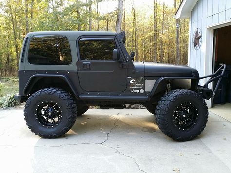 Two Door Jeep Wrangler, Freetime Activities, Cj Jeep, Badass Jeep, Tj Wrangler, Jeep Mods, Jeep Ideas, Jeep Yj, Black Jeep