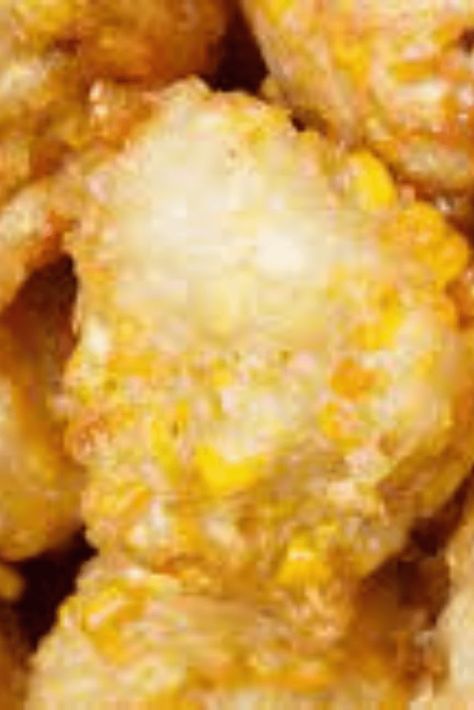 Texas Corn Nuggets - Yummy Recipes Corn Nuggets Recipe, Texas Corn, Cornbread Fritters, Cheese Tots, Amish Breakfast, Corn Nuggets, Super Moist Chocolate Cake, Sticky Buns Recipes, Pecan Sticky Buns