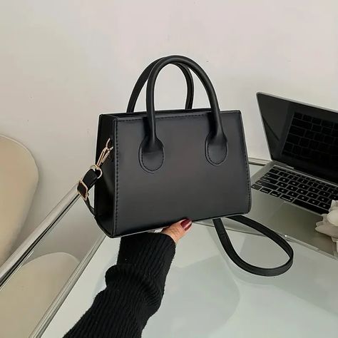 Trendy Handbag Women Simple Mini Crossbody Bag - Temu Minimal Stil, Square Handbag, Minimalist Top, Bag Minimalist, Women's Bags By Shape, Women's Bags By Style, Women Crossbody Bag, Handbag For Women, Mini Tote Bag