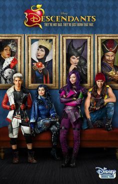 Queen Shadow, Descendants Evie, Descendants 2015, Rotten To The Core, Evil Queen, Long Live, Descendants, Movie Poster, Poster Print