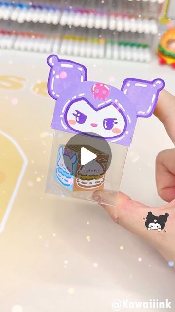 Diy Kuromi, Satisfying Aesthetic, Aesthetic Sanrio, Origami Toys, Study Stationery, Magic Box, Instagram Diy, Origami Tutorial, Store Opening