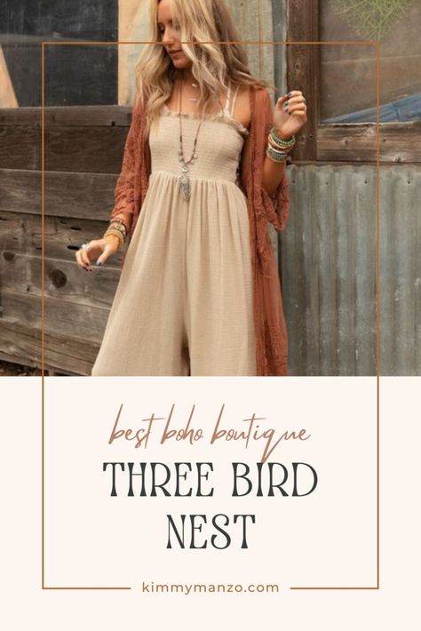 Best Boho Boutique: Three Bird Nest - Kimmy Manzo Boho Essentials, Three Bird Nest, Disney Blog, Boho Boutique, Bohemian Look, Bird Nest, Hey Girl, Bohemian Clothes, Spending Money