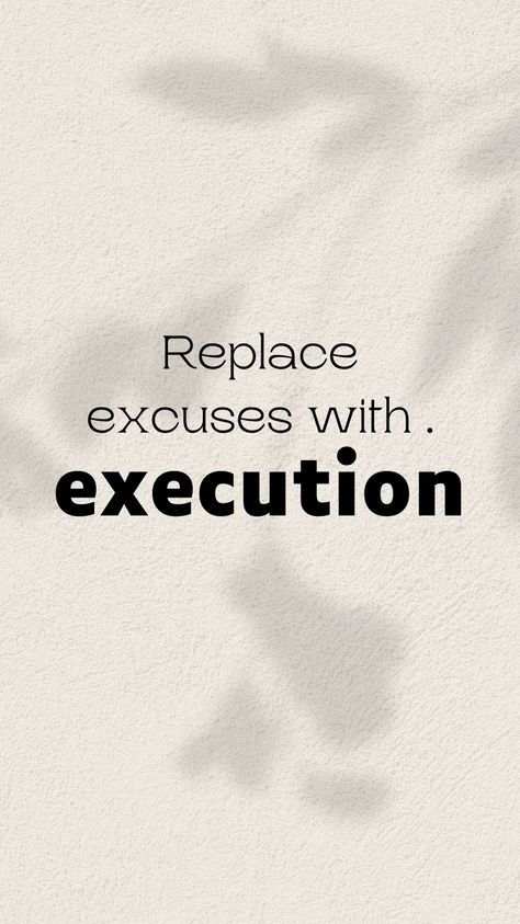 Transform your mindset by swapping excuses for execution. In the journey towards your dreams, action speaks louder than words. Embrace the power of taking initiative and watch your aspirations turn into reality. Let go of hesitation and step boldly into the realm of possibility. It's time to seize the moment and make things happen! 💪✨ #NoExcuses #ExecutionOverExcuses #TakeAction #DreamBig #AchieveYourGoals #Motivation Action Speaks Louder Than Words, Taking Initiative, Seize The Moment, Make Things Happen, Actions Speak Louder Than Words, Things Happen, Make Things, Take Action, Make It Happen