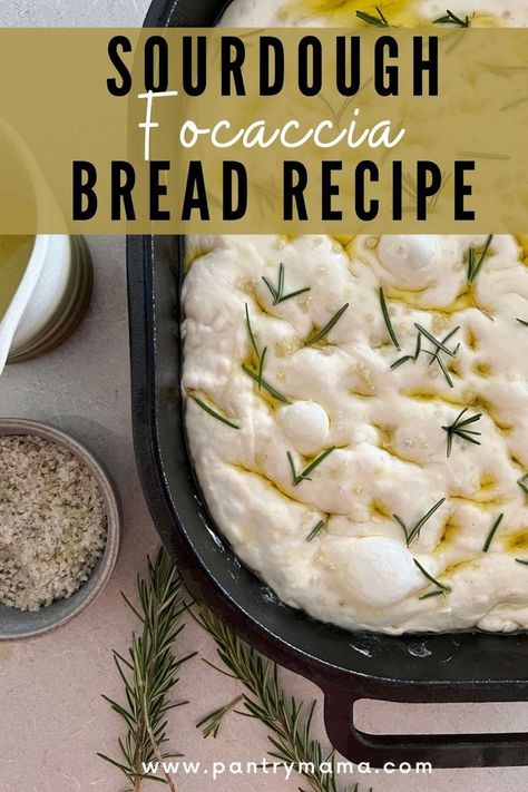 Sourdough Focaccia Bread Recipe, Use Sourdough Discard, Foccacia Recipe, Sourdough Starters, Sourdough Focaccia, Simple Sourdough, Recipe Using Sourdough Starter, Foccacia Bread, Focaccia Bread Recipe