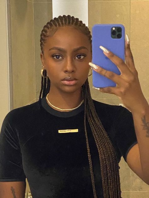 Cornrows Braids For Black Women, Justine Skye, Feed In Braids Hairstyles, African Hair Braiding Styles, Box Braids Hairstyles For Black Women, Braids Hairstyles Pictures, Braided Cornrow Hairstyles, Protective Hairstyles Braids, Cool Braid Hairstyles