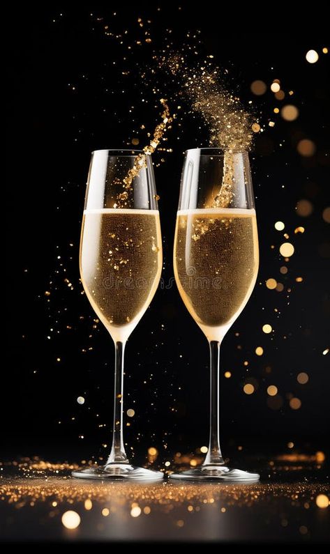 Glasses of champagne on dark background with bokeh effect and copy space stock photography Champagne Photography, Photography Space, Crystal Background, Christmas Turkey, Bokeh Effect, Dark Background, Dark Backgrounds, Stock Photography, Photo Image