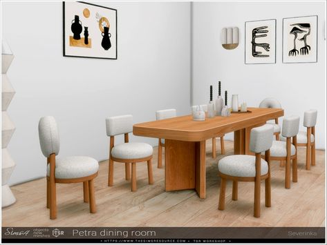 Sims 4 Cc Dining Table Set, Sims 4 Cc Dining Room Table, Sims 4 Cc Dining Room Set, Sims 4 Cc Table Dining, Sims 4 Dining Table, Sims 4 Cc Dining Table, Sims 4 Dining Room, Wooden Dinner Table, Mcm Dining Table