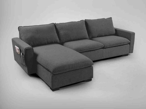 Grey L Shaped Sofa Couch Reupholster, Grey Sofa Design, Couch Grau, L Shaped Sofa Bed, L Couch, Cheap Couch, Yellow Couch, L Sofas, Shaped Couch