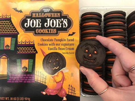 Halloween Joe Joe's CookiesDelish Trader Joes Halloween, Joe Cool Halloween Costume, Trader Joe’s Halloween, You Halloween Costume Joe, Fall Trader Joe’s, Joe Spencer Halloween, October Halloween, Christmas Sack, Candy Christmas Decorations