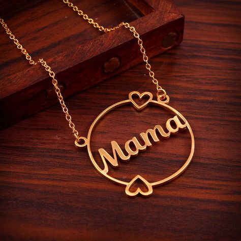 Customize Jewelry, Customized Necklace, English Name, Unique Pendant Necklace, Name Pendant, Personalized Pendant, Popular Jewelry, Message Box, Name Jewelry