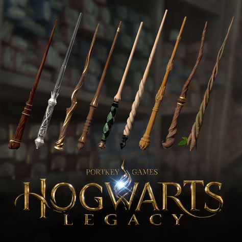 Hogwarts Legacy--Wands, Dallin Jones on ArtStation at https://www.artstation.com/artwork/qeBmVP Hogwarts Legacy Wand Design, Hogwarts Legacy Wands, Hogwarts Wand, Handmade Wands, Diy Wands, Hogwart Legacy, High School Newspaper, Wow Of Warcraft, Wand Making