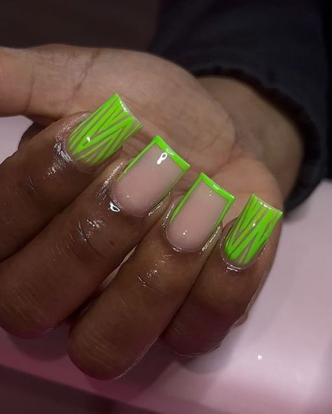 Pink And Lime Green Nails, Lime Green Acrylic Nails, Lime Green Nail Designs, Lime Green Nails Design, Neon Green Nails Design, Lime Green Nails, Nailinspo Nailart, Accepting New Clients, Pedi Ideas