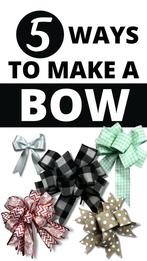 Bows Without Wire Ribbon, Types Of Bows For Wreaths, Wired Bows Diy How To Make, Fancy Bows Diy How To Make, Easy Bow Tutorial Ribbons, How To Make A Bow Without Wired Ribbon, Wreath Bow Tutorial Step By Step Video, Making A Large Bow With Ribbon, How To Make A Bow With Wired Ribbon Easy