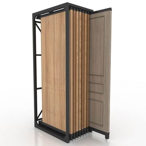 Wholesale Wood Door Display rack (2) Door Retail Display, Door Stand For Display, Door Display Showroom, Door Showroom, Showroom Glass Door Design, Showroom Windows And Doors, Hardware Store Design Display, Hardware Showroom Display, Interior Shop Display