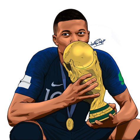 Kylian Mbappe World Cup, Mbappe Cartoon, Kylian Mbappe Cute, Mbappe Art, Mbappe World Cup, Mbappe France, World Cup Draw, Football Rug, Portugal Soccer