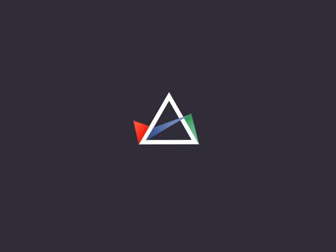 Unused Triangle Logo - InteractiveLabs by Hoang Nguyen Triangle Logo Animation, Triangle Animation, Logo Design Presentation, Graphic Design Portfolio Examples, Logo Triangle, Design Triangle, Clean Logo, Logo Design Video, Video Animation