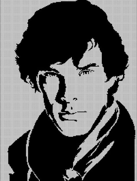 Actors Hollywood, Portrait Cross Stitch, Stitch People, Digital Computer, Crochet Afghans, Art Portraits, Alpha Patterns, Easy Christmas, Crochet Afghan