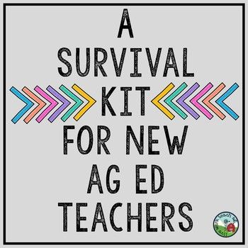 A Survival Kit for New Agriculture Education... by Live Work Teach Ag | Teachers Pay Teachers Agriculture Education Lessons, Agriculture Education Classroom, Agriculture Classroom, Ag Classroom, New Job Survival Kit, Teach Ag, Ag Education, Ag Teacher, John Dewey