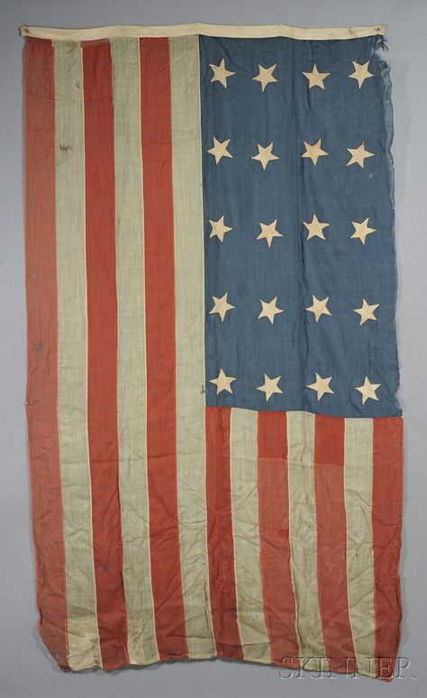 Twenty-star American Flag, 1819 Beautiful America, American Patriotism, Flag Pride, I Love America, Star Spangled Banner, American Flags, Let Freedom Ring, Home Of The Brave, American Spirit