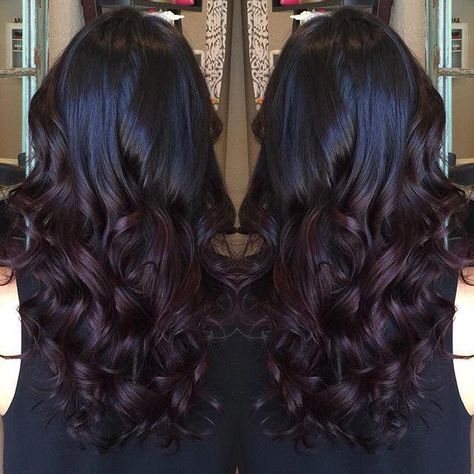 Nails Dark, Plum Hair, Pinterest Hair, Burgundy Hair, Winter Hair, Hair Color And Cut, Blow Dryer, Hair Color Dark, Cool Hair Color