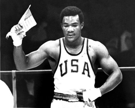 USA Gold Medalist Boxer GEORGE FOREMAN Glossy 8x10 Photo Boxing Print Photograph George Foreman Boxing, 1968 Olympics, Boxing Images, Al Qur'an Photography, Proud To Be An American, Boxing Posters, Boxing History, Qur'an Photography, Professional Boxer