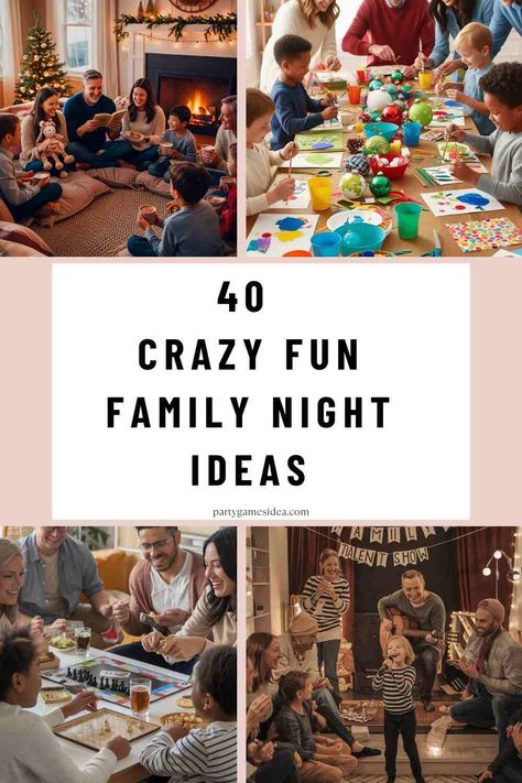 Family Night Ideas are designed to help families come together, creating opportunities for bonding, laughter, and shared experiences. Family Night Movies, Fun Family Games For All Ages, Diy Family Game Night, Family Party Ideas, Family Movie Night Ideas, Family Night Ideas, Family Movie Night Themes, Family Game Night Ideas, Games Ideas For Adults