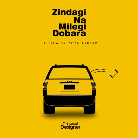 Minimal Bollywood Posters, Bollywood Dialogues Creative Posters, Zindagi Na Milegi Dobara Illustration, Bollywood Movies Minimalist Poster, Bollywood Wall Art, Zindagi Na Milegi Dobara Posters, Zindagi Na Milegi Dobara Wallpapers, Minimalist Movie Poster Design, Zindagi Na Milegi Dobara Aesthetic