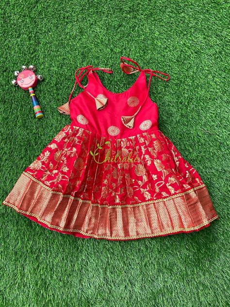 Excited to share the latest addition to my #etsy shop: Red Pattu Frock for Newborn Baby Girls/Ready to Wear Kids Indian Silk Frock https://etsy.me/3dTMKKM #newborngift #cradleceremony #indiandress #kidsethnicwear #traditionalwear #ethnicwearforkids #namingceremony #pat Pattu Lehenga For Newborn, Traditional Baby Dresses, Mocha Bear, Baby Apple, Frocks For Babies, Baby Girls Dresses, Kids Ethnic Wear, Kid Outfits