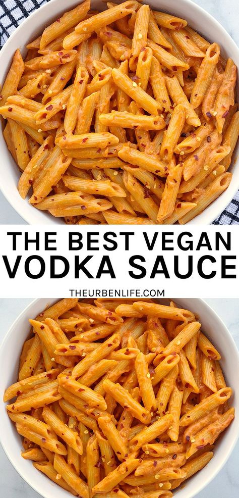 Vegan Pasta Alla Vodka, Vegan Vodka Pasta Recipes, Pasta Dishes No Dairy, Dairy Free Pasta Recipes Coconut Milk, Pasta With No Dairy, No Dairy Meal Prep, Dairy Free Vodka Pasta, Easy Dairy Free Pasta Sauce, Dairy Free Sauces Pasta